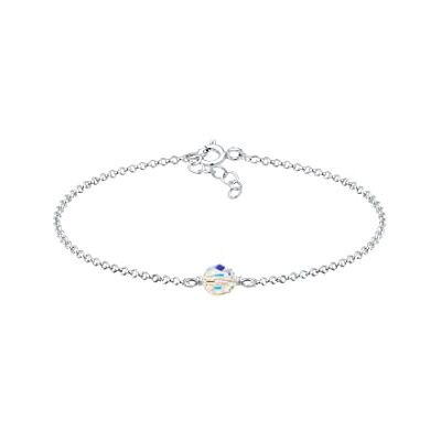Elli flicka charm-armband barn kula pärla Swarovski kristall 925 sterlingsilver – 14 cm längd Elli flicka charm-armband barn kula pärla Swarovski kristall 925 sterlingsilver – 14 cm längd