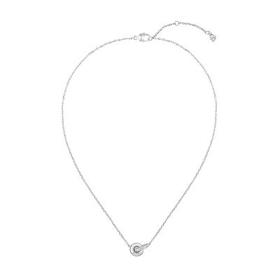 Boss Jewelry Women's LIVE PRECIOUS Collection halsband i rostfritt stål med sammanflätade ringar och kristaller 1580754 Boss Jewelry Women's LIVE PRECIOUS Collection halsband i rostfritt stål med sammanflätade ringar och kristaller 1580754
