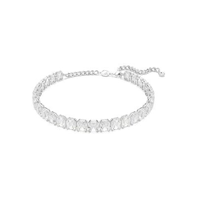 Swarovski Millenia choker, Octagon cut, Vit, Rhodium pläterad Swarovski Millenia choker, Octagon cut, Vit, Rhodium pläterad