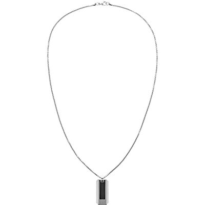 Tommy Hilfiger Smycken män rostfritt stål hänge halsband 2790354, En storlek, Rostfritt stål, Ingen ädelsten Tommy Hilfiger Smycken män rostfritt stål hänge halsband 2790354, En storlek, Rostfritt stål, Ingen ädelsten