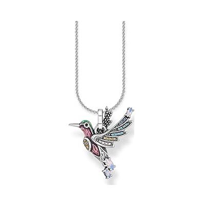 THOMAS SABO Damen Halskette mit Anhänger Vogel 925er Sterlingsilber mit Zirkonia, Größe: ca. 38cm 42cm, SCKE150288 THOMAS SABO Damen Halskette mit Anhänger Vogel 925er Sterlingsilber mit Zirkonia, Größe: ca. 38cm 42cm, SCKE150288