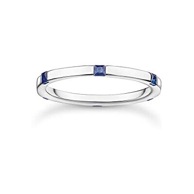 THOMAS SABO ring med blå stenar 925 sterling silver TR2396-699-32-52 THOMAS SABO ring med blå stenar 925 sterling silver TR2396-699-32-52
