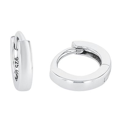 amor ring örhängen 925 sterling silver unisex dam örhängen för män, 1 cm, silver, Kommer i smycken presentförpackning, 9774098 amor ring örhängen 925 sterling silver unisex dam örhängen för män, 1 cm, silver, Kommer i smycken presentförpackning, 9774098