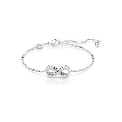 Swarovski Hyperbola armband, Infinity, Vit, Rhodium pläterad Swarovski Hyperbola armband, Infinity, Vit, Rhodium pläterad