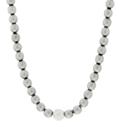 Evolution Group Halsband Grå Bead Necklace with Preciosa Crystals 32065.3 sEG0616 Märke, Estándar, Icke-ädel metall, Ingen ädelsten Evolution Group Halsband Grå Bead Necklace with Preciosa Crystals 32065.3 sEG0616 Märke, Estándar, Icke-ädel metall, Ingen ädelsten