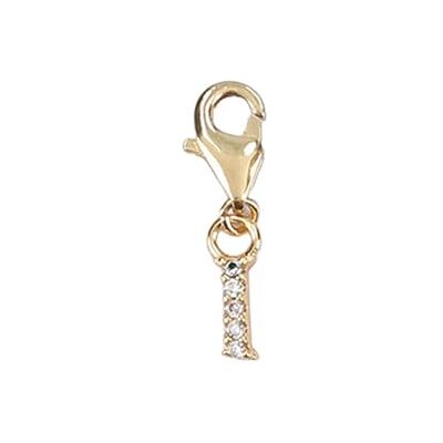 Depesche 11785-018 Charms Express gör-det-själv – hänge för halsband och armband, bokstav I, förgyllda, som en liten gåva, Vanlig, Metall, Ingen ädelsten Depesche 11785-018 Charms Express gör-det-själv – hänge för halsband och armband, bokstav I, förgyllda, som en liten gåva, Vanlig, Metall, Ingen ädelsten