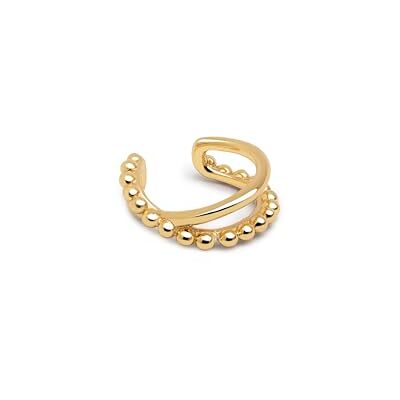 SINGULARU Endast öronmanschett Nina, sterling silver med 18K guldpläterad finish, rodium, smycken för kvinnor., Taille unique, Sterlingsilver, Ingen ädelsten SINGULARU Endast öronmanschett Nina, sterling silver med 18K guldpläterad finish, rodium, smycken för kvinnor., Taille unique, Sterlingsilver, Ingen ädelsten