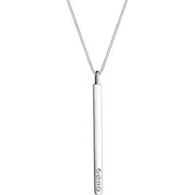 Elli halsband Y-halsband kristaller 925 sterlingsilver, Sterlingsilver, Kristall Elli halsband Y-halsband kristaller 925 sterlingsilver, Sterlingsilver, Kristall