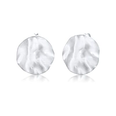 Elli örhängen kontakt ekologisk design blogger matt 925 silver, Sterlingsilver, Utan Elli örhängen kontakt ekologisk design blogger matt 925 silver, Sterlingsilver, Utan