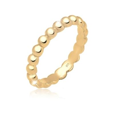 Elli dam stapelring 925 sterlingsilver guld, 58 EU, Året runt, Utan Elli dam stapelring 925 sterlingsilver guld, 58 EU, Året runt, Utan