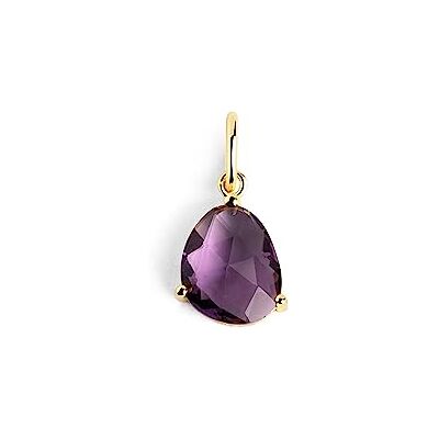 SINGULARU Födelsesten berlock 925 sterling silver berlock med 18 karat guldpläterad finish. Färgstenshänge Berlock kan kombineras med halsband smycken för kvinnor, Eén maat, Silver, Ingen SINGULARU Födelsesten berlock 925 sterling silver berlock med 18 karat guldpläterad finish. Färgstenshänge Berlock kan kombineras med halsband smycken för kvinnor, Eén maat, Silver, Ingen