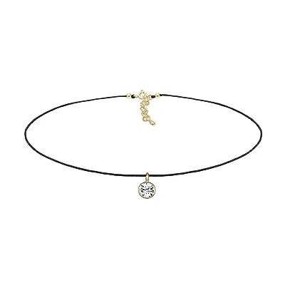 Elli halsband kragkristaller 925 sterlingsilver, 36, Facettenschliff, Kristall Elli halsband kragkristaller 925 sterlingsilver, 36, Facettenschliff, Kristall