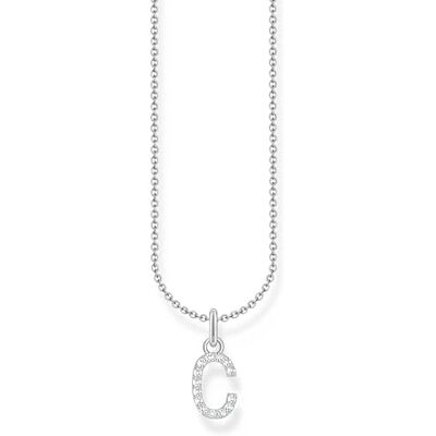 THOMAS SABO Brev C halsband 925 sterlingsilver med zirkoniumoxid KE2242-051-14 THOMAS SABO Brev C halsband 925 sterlingsilver med zirkoniumoxid KE2242-051-14
