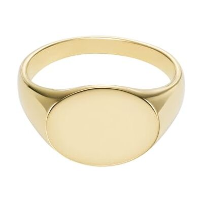 Fossil Unisex smycken guld rostfritt stål ring, JF0477371010, Rostfritt stål, Ingen ädelsten Fossil Unisex smycken guld rostfritt stål ring, JF0477371010, Rostfritt stål, Ingen ädelsten