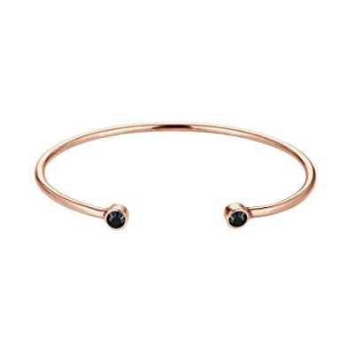 Elli dam armband i geo minimal trend kristall i 925 sterlingsilver e förgyllda,svart Elli dam armband i geo minimal trend kristall i 925 sterlingsilver e förgyllda,svart