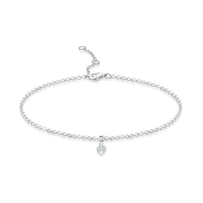 Elli Armband dam med kristallen i 925 sterlingsilver, 180, Silver, Kristall Elli Armband dam med kristallen i 925 sterlingsilver, 180, Silver, Kristall