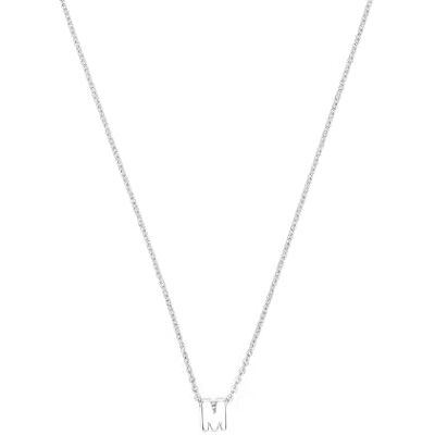 LUXENTER silverfinish bokstav M mediano metall alfabet halsband (ingen ädelsten), mediano, metall, ingen ädelsten, Mediano, Metall, Ingen ädelsten LUXENTER silverfinish bokstav M mediano metall alfabet halsband (ingen ädelsten), mediano, metall, ingen ädelsten, Mediano, Metall, Ingen ädelsten