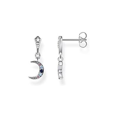 THOMAS SABO Boucles d'oreilles Royauté Lune Pierres Colorées Argent Sterling 925 H2204-945-7 THOMAS SABO Boucles d'oreilles Royauté Lune Pierres Colorées Argent Sterling 925 H2204-945-7