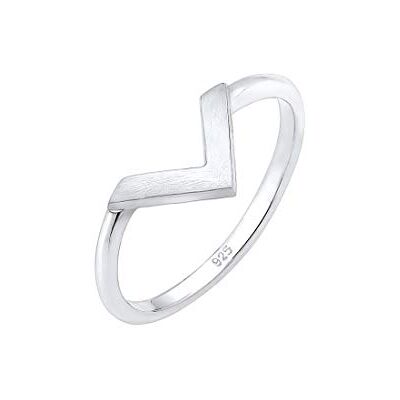 Elli ring dam V-form basic trend i 925 sterlingsilver, 58 EU, Silver, Utan Elli ring dam V-form basic trend i 925 sterlingsilver, 58 EU, Silver, Utan