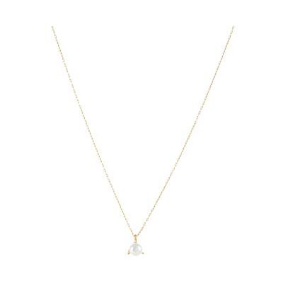 kate spade new york Trio Prong Pendant, Cream/Gold kate spade new york Trio Prong Pendant, Cream/Gold