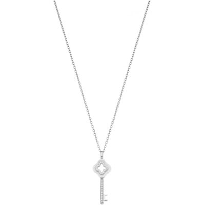 CERANITY damhalsband med berlock sterlingsilver 925 zirkon 45 cm 1–72/B – 0057 CERANITY damhalsband med berlock sterlingsilver 925 zirkon 45 cm 1–72/B – 0057