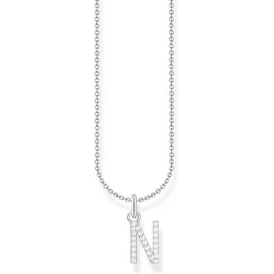 THOMAS SABO Letter N halsband 925 sterlingsilver med zirkoniumoxid KE2253-051-14 THOMAS SABO Letter N halsband 925 sterlingsilver med zirkoniumoxid KE2253-051-14