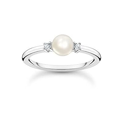 THOMAS SABO Ring Pärla med Stenar 925 Sterling Silver TR2370-167-14-56 THOMAS SABO Ring Pärla med Stenar 925 Sterling Silver TR2370-167-14-56