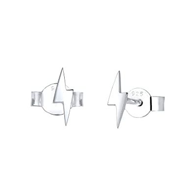 Elli örhängen blixt blixt stardust 925 sterlingsilver, fasettad slipning, Utan Elli örhängen blixt blixt stardust 925 sterlingsilver, fasettad slipning, Utan