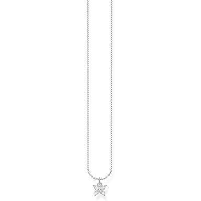 THOMAS SABO Halsband för kvinnor, sterlingsilver, 925, andra form, zirkonia KE2102-051-14-L45v, 45.00 cm, 925 sterlingsilver., Kubisk zirkonia THOMAS SABO Halsband för kvinnor, sterlingsilver, 925, andra form, zirkonia KE2102-051-14-L45v, 45.00 cm, 925 sterlingsilver., Kubisk zirkonia