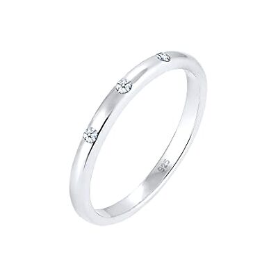 DIAMORE ring bandring diamant (0,06 ct) 925 silver 0601360317 e silver, 56, colore: silver, cod. 0601360317_56 DIAMORE ring bandring diamant (0,06 ct) 925 silver 0601360317 e silver, 56, colore: silver, cod. 0601360317_56