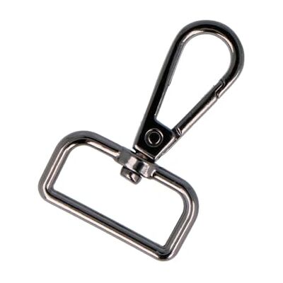 VELOX Karbinhake rektangulär ring Zamak Nickel Svart 26 mm. 5. Tillbehör för gör-det-själv-applikationer, såsom nyckelringar, smycken, väskor, ryggsäckar, remmar och andra läderbearbetningsprojekt. VELOX Karbinhake rektangulär ring Zamak Nickel Svart 26 mm. 5. Tillbehör för gör-det-själv-applikationer, såsom nyckelringar, smycken, väskor, ryggsäckar, remmar och andra läderbearbetningsprojekt.