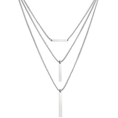 LIEBESKIND Berlin Layering-Halskette LJ-0445-N-47 silver LIEBESKIND Berlin Layering-Halskette LJ-0445-N-47 silver