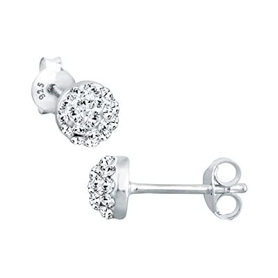 Elli örhängen 925 sterlingsilver kristall, Crystal Metall, Kristall Elli örhängen 925 sterlingsilver kristall, Crystal Metall, Kristall