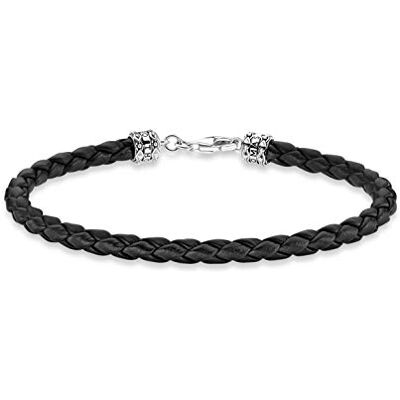 THOMAS SABO bracelet noir argent sterling 925 A2011-682-11-L17 THOMAS SABO bracelet noir argent sterling 925 A2011-682-11-L17