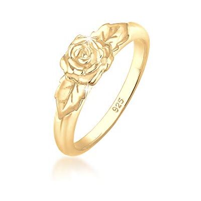 Elli Ring damer band rosor symbol blommig vintage look i 925 sterlingsilver, 56 EU, Sterlingsilver, Utan Elli Ring damer band rosor symbol blommig vintage look i 925 sterlingsilver, 56 EU, Sterlingsilver, Utan