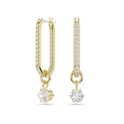 Swarovski Constella Örhängen, Vit, Guldpläterad Swarovski Constella Örhängen, Vit, Guldpläterad
