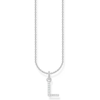 THOMAS SABO Letter L halsband 925 sterlingsilver med zirkoniumoxid KE2251-051-14 THOMAS SABO Letter L halsband 925 sterlingsilver med zirkoniumoxid KE2251-051-14