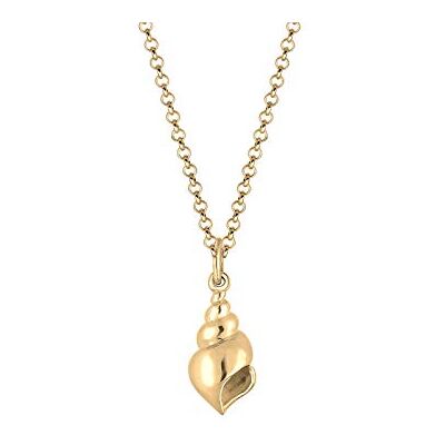 Elli kvinnors guld hänge halsband 0101443118_45-45 cm längd, 45, Guld Sterlingsilver Elli kvinnors guld hänge halsband 0101443118_45-45 cm längd, 45, Guld Sterlingsilver