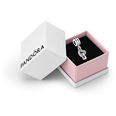 PANDORA Moments Verschlungene Herzen Charm-Anhänger Sterling Silber 791242CZ PANDORA Moments Verschlungene Herzen Charm-Anhänger Sterling Silber 791242CZ