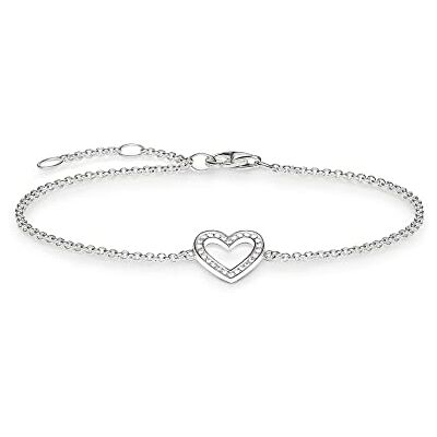 THOMAS SABO Sterling Silver Armband, Silver, 16.5-19.5 cm THOMAS SABO Sterling Silver Armband, Silver, 16.5-19.5 cm