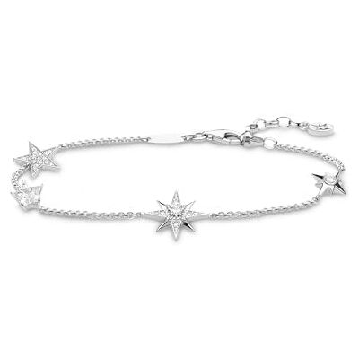 THOMAS SABO Damen-Handketten 925 Sterlingsilber A1916-051-14-L19v THOMAS SABO Damen-Handketten 925 Sterlingsilber A1916-051-14-L19v