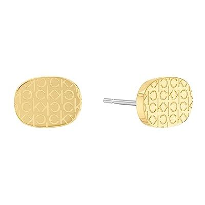 Calvin kontaktörhängen för damer kollektion CK ICONIC FOR HER i gult guld – 35000400, En Storlek, Rostfritt stål, Ingen ädelsten Calvin kontaktörhängen för damer kollektion CK ICONIC FOR HER i gult guld – 35000400, En Storlek, Rostfritt stål, Ingen ädelsten