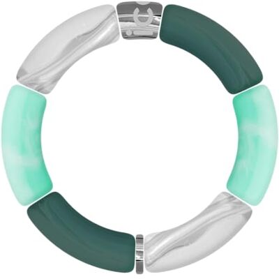 ICE-WATCH ICE Jewellery Bella bracelet Turquoise green Turkos, grönt och silverfärgat modearmband för kvinnor (023553) ICE-WATCH ICE Jewellery Bella bracelet Turquoise green Turkos, grönt och silverfärgat modearmband för kvinnor (023553)