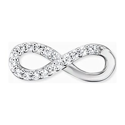 Engelsrufer Infinity Ohrstecker für Damen 925er Sterlingsilber besetzt mit 34 weißen Zirkonia Größe 12 mm Engelsrufer Infinity Ohrstecker für Damen 925er Sterlingsilber besetzt mit 34 weißen Zirkonia Größe 12 mm
