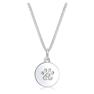 Elli halsband filigran katt djur kristaller 925 sterlingsilver, Sterlingsilver, Kristall Elli halsband filigran katt djur kristaller 925 sterlingsilver, Sterlingsilver, Kristall
