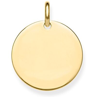 THOMAS SABO pendentif pièce grande argent plaqué or LBPE0016-413-12 THOMAS SABO pendentif pièce grande argent plaqué or LBPE0016-413-12