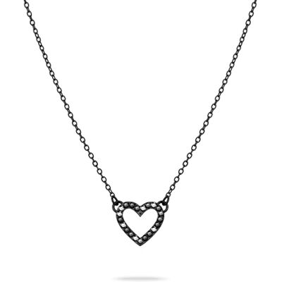 Tamaris halsband TJ-0491-N-45 IP svart, 45 cm, Rostfritt stål, Kubisk zirkonia Tamaris halsband TJ-0491-N-45 IP svart, 45 cm, Rostfritt stål, Kubisk zirkonia