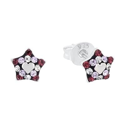 Prinzessin Lillifee Örhängen 925 sterling silver barn örhängen för flickor, med preciosa, 0,6 cm, silver, stjärna, kommer i smycken presentförpackning, 2035299 Prinzessin Lillifee Örhängen 925 sterling silver barn örhängen för flickor, med preciosa, 0,6 cm, silver, stjärna, kommer i smycken presentförpackning, 2035299
