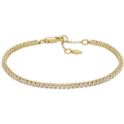 Fossil Mässing med karbinlås och smalt kedjearmband för kvinnor Fossil Mässing med karbinlås och smalt kedjearmband för kvinnor
