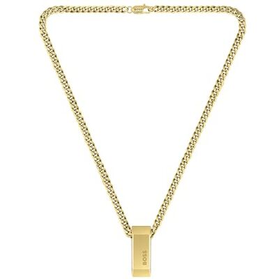 Boss Jewelry CARTER Collection hängsmycke halsband för män 1580319, En storlek, Rostfritt stål, Ingen ädelsten Boss Jewelry CARTER Collection hängsmycke halsband för män 1580319, En storlek, Rostfritt stål, Ingen ädelsten